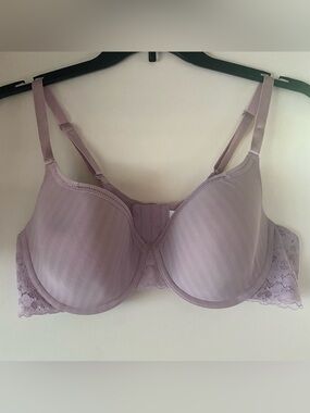 Déesse Lingerie Penningtons Lace Trim Bra 42C Lavender Underwire